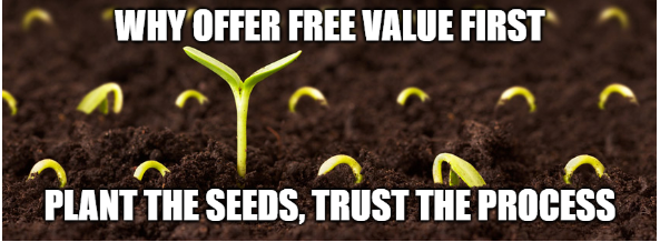 Value first, money later - Business model